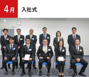 4月 入社式
